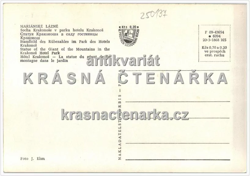 MARIÁNSKÉ LÁZNĚ (socha Krakonoše)