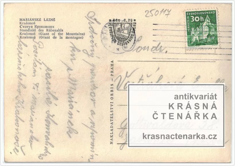 MARIÁNSKÉ LÁZNĚ (socha Krakonoše)