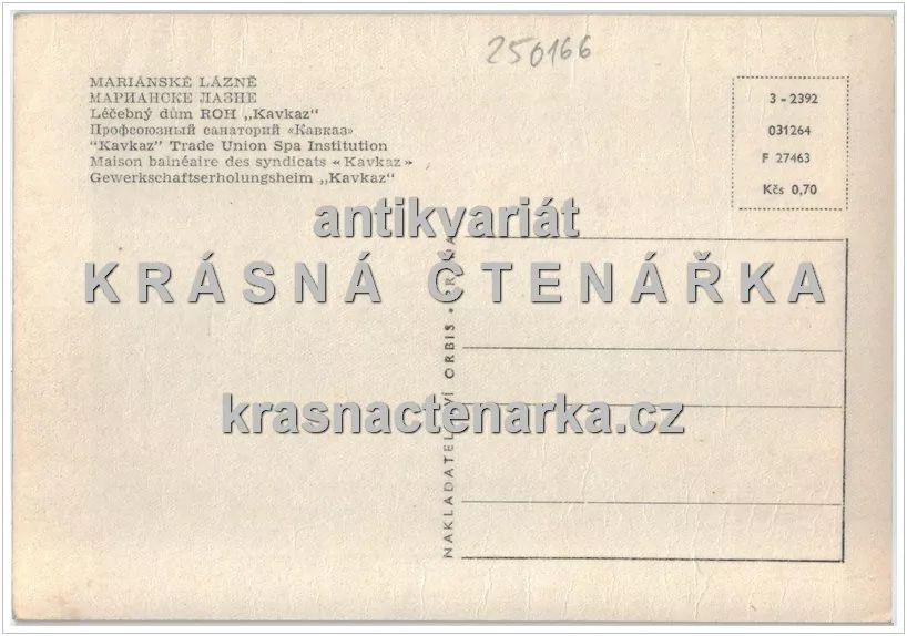MARIÁNSKÉ LÁZNĚ (hotel Weimar)
