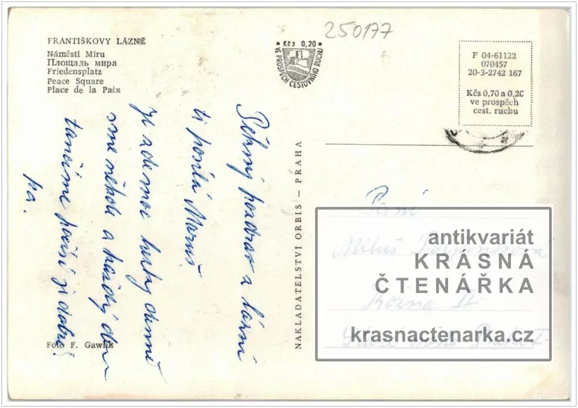 FRANTIŠKOVY LÁZNĚ (náměstí Míru)