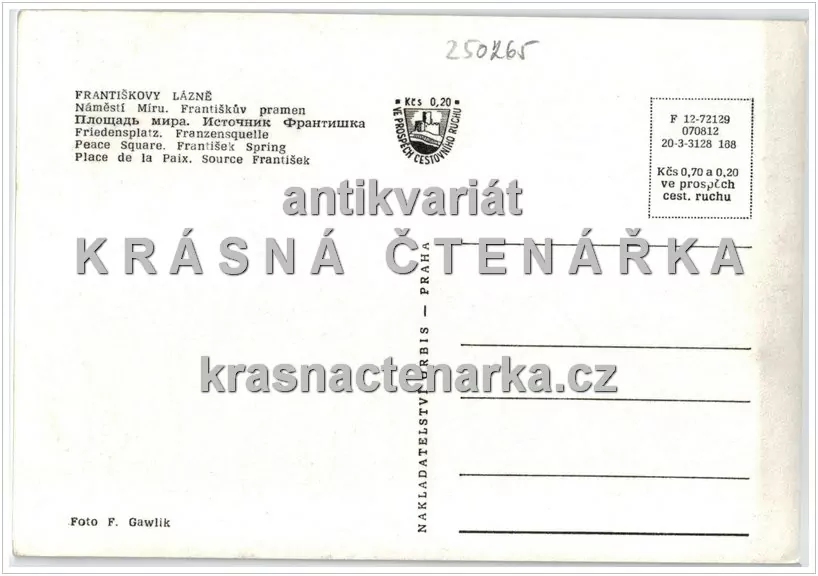 FRANTIŠKOVY LÁZNĚ (náměstí Míru)