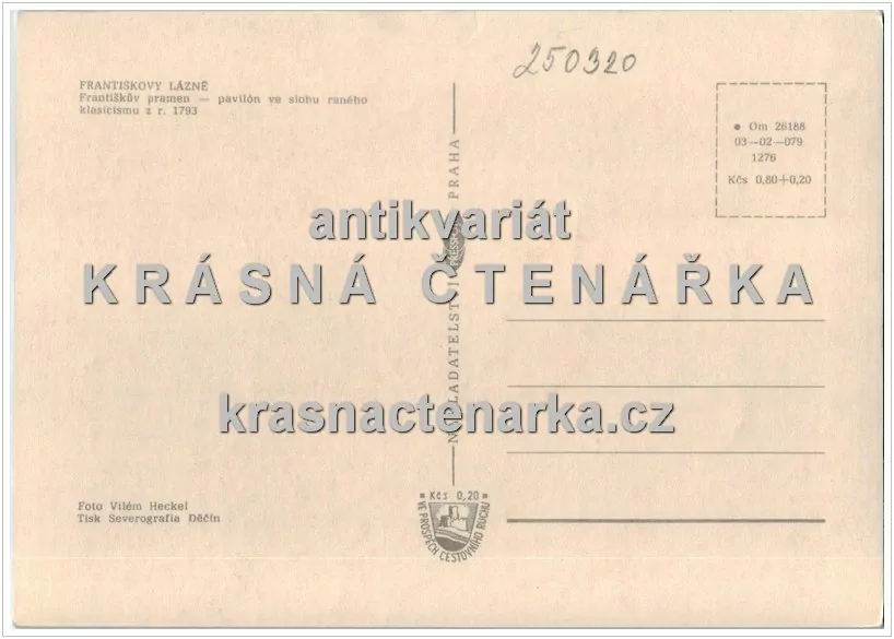 FRANTIŠKOVY LÁZNĚ  (pavilon pramene František)