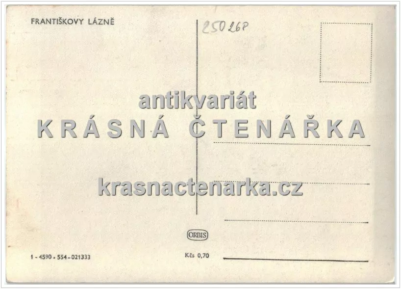 FRANTIŠKOVY LÁZNĚ  (socha Františka)