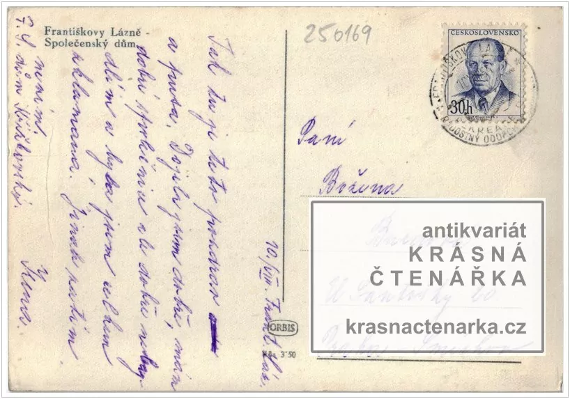 FRANTIŠKOVY LÁZNĚ  (pohled na Společenský dům)