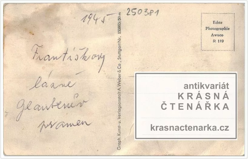 FRANTIŠKOVY LÁZNĚ (Dvorana Glauberových pramenů)