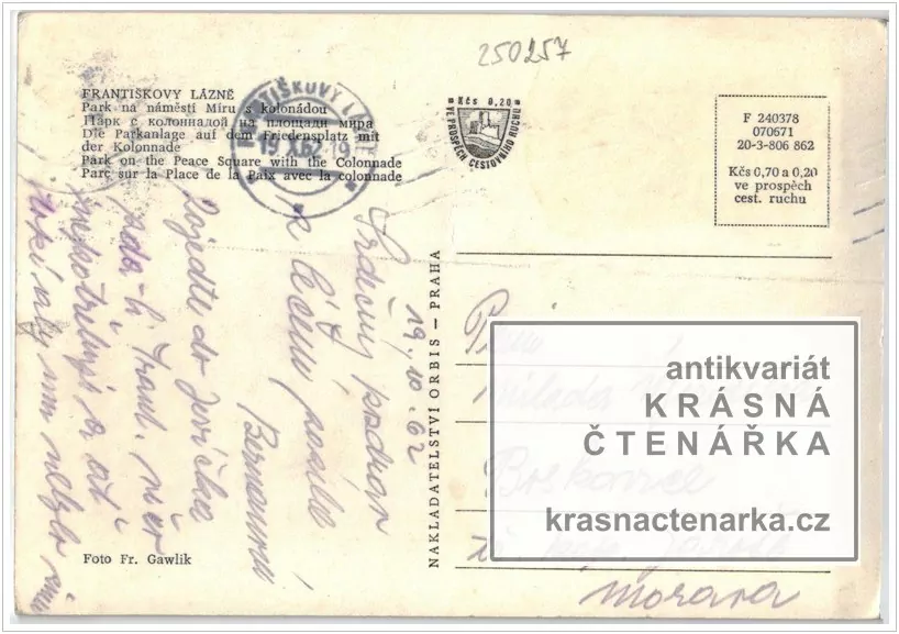 FRANTIŠKOVY LÁZNĚ  (kolonáda a Plynové lázně)