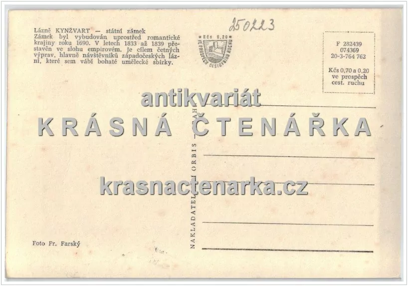 zámek KYNŽVART