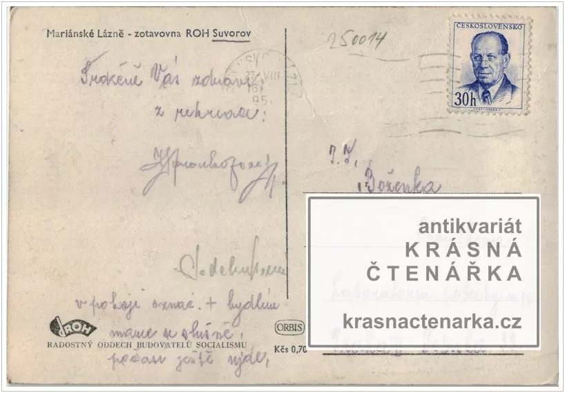 MARIÁNSKÉ LÁZNĚ (zotavovna Suvorov)