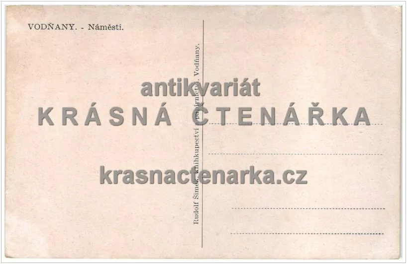 VODŇANY, Náměstí