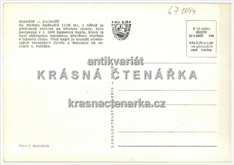 RADHOŠŤ, kaple sv. Cyrila a Metoděje