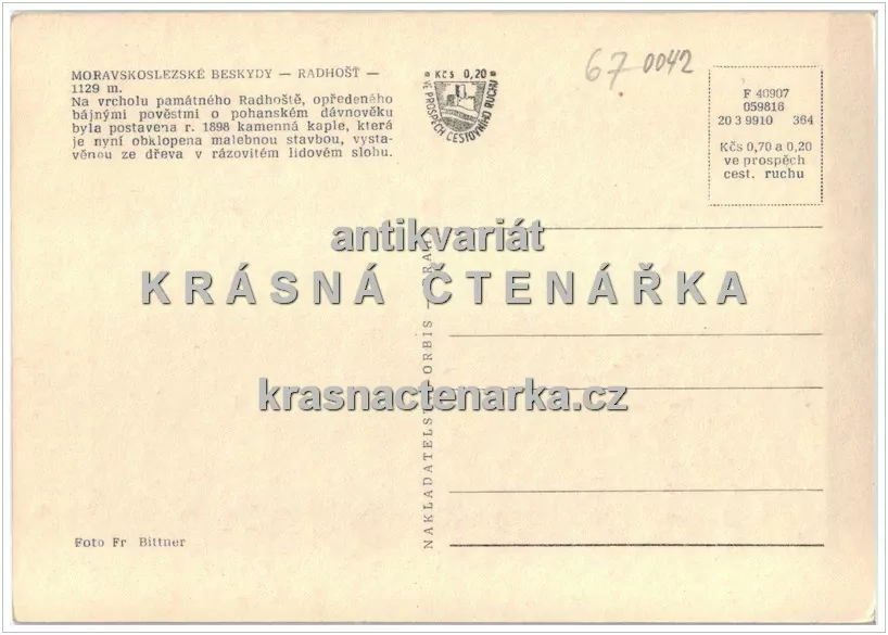 RADHOŠŤ, kaple sv. Cyrila a Metoděje