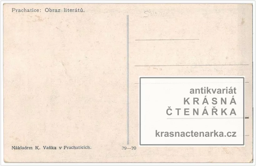 PRACHATICE, Obraz literátů