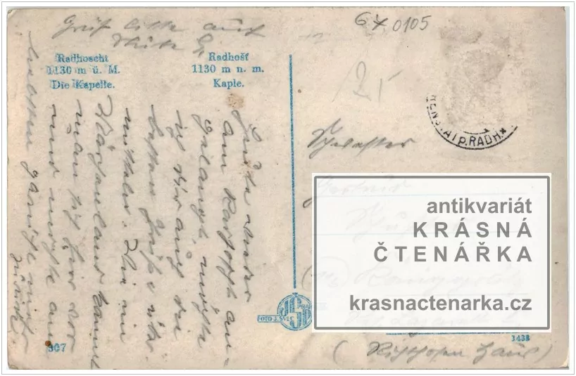 RADHOŠŤ, kaple sv. Cyrila a Metoděje