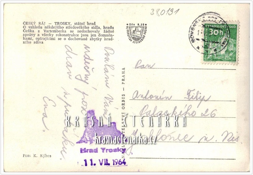 Zřícenina hradu TROSKY