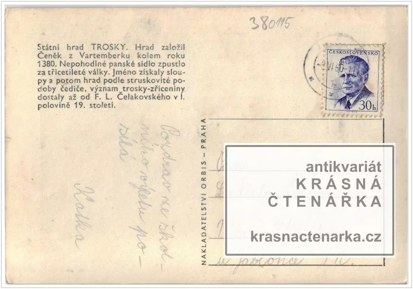 zřícenina hradu TROSKY