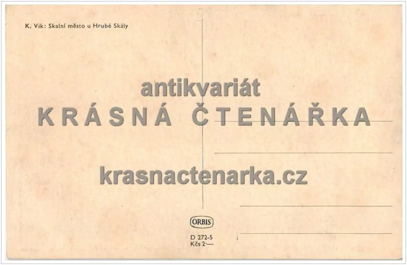 HRUBOSKALSKÉ SKALNÍ MĚSTO (CHKO Český ráj, Karel Vik)