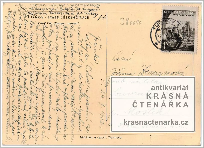 Karel Vik: TURNOV (náměstí)