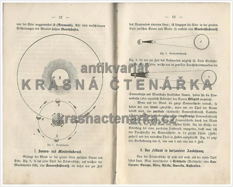 ERDBESCHREIBUNG FÜR VOLKSCHULEN (Kozenn B.), vydáno 1870