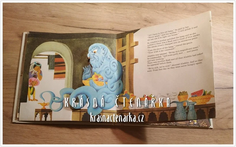 ALADDIN AND HIS MAGIC LAMP (il. Pavlín / Šeďa) (Pop-up kniha)