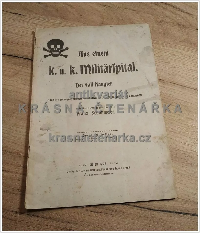 AUS EINEM K. U. K. MILITÄRSPITAL, DER FALL HANGLER (Nach den stenographischen Protokollen des Abgeordnetenhauses dargestellt)