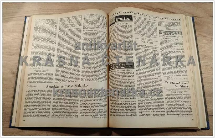 ČASOPIS MÍR, ročník VI (Měsíčník československého výboru obránců míru)