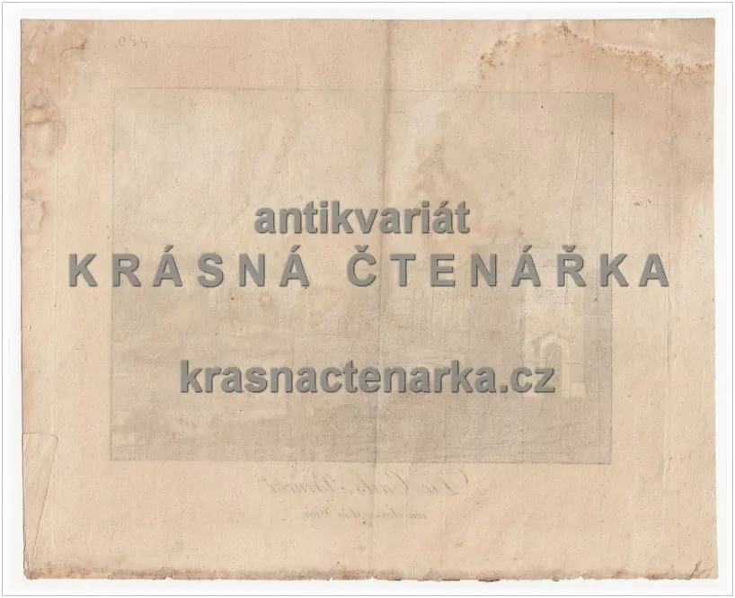 DIE CARL-BRÜCKE AM SCHANZEN IN WIEN (RAKOUSKO) (mědirytina) 