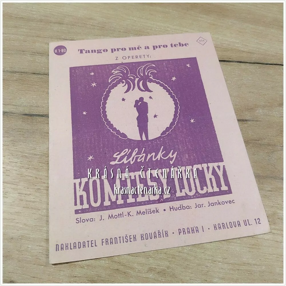 Píseň LÍBÁNKY KOMTESY LUCKY