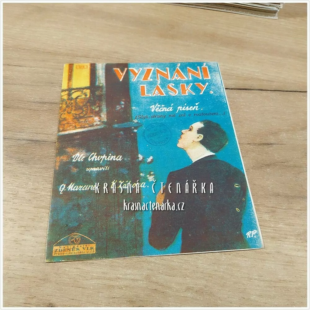 Píseň VYZNÁNÍ LÁSKY