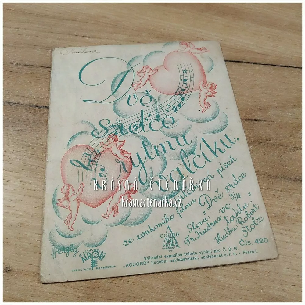 Píseň DVĚ SRDCE V RYTMU VALČÍKU