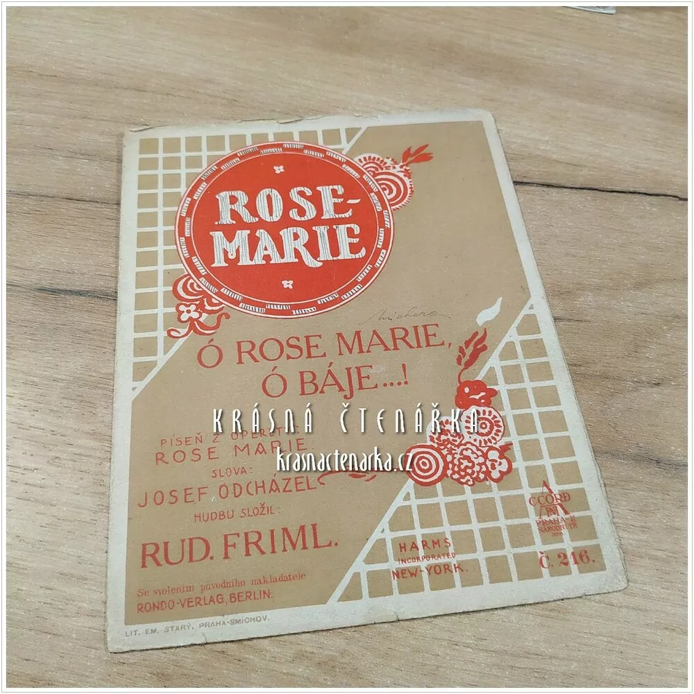 Píseň ROSE MARIE
