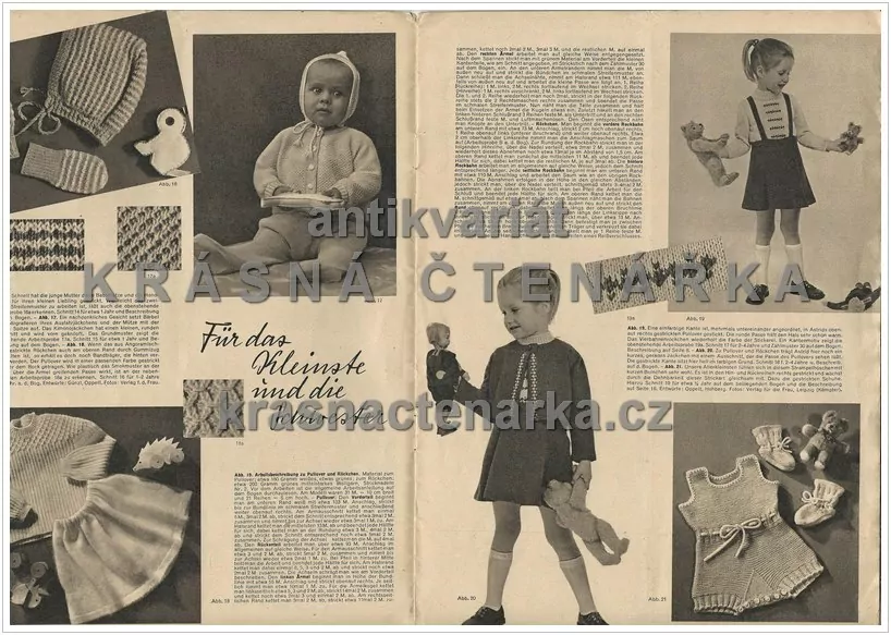 AUS GARN UND WOLLE, Handarbeitsmodelle ... Heft 37, 1958