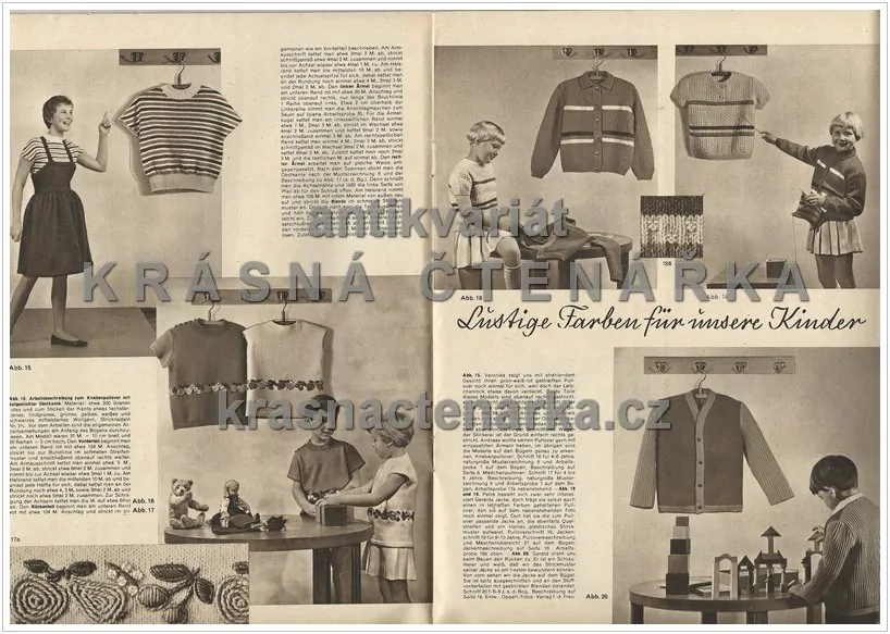 AUS GARN UND WOLLE, Handarbeitsmodelle ... Heft 42, 1960