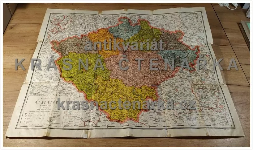 MAPA: MÍSTOPISNÁ MAPA ČECH