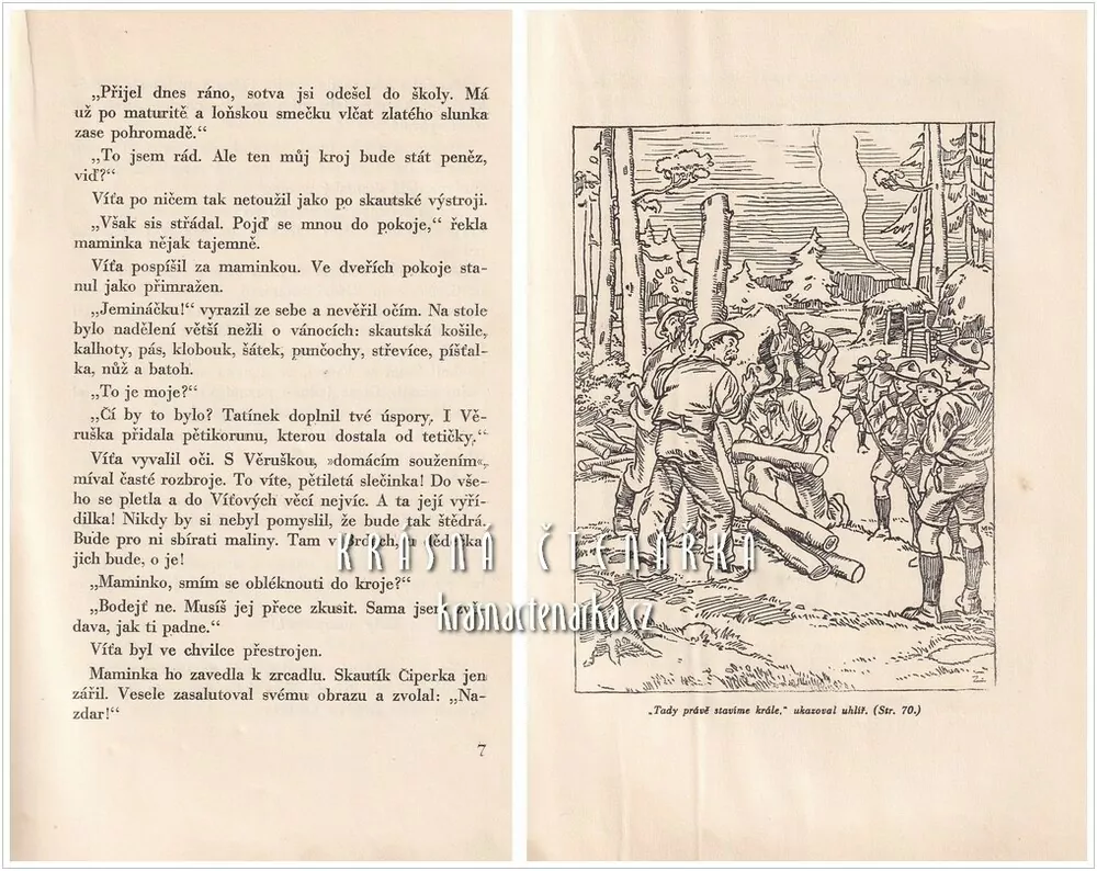 SKAUTÍK ČIPERKA (Kubička Josef, il. Živný / Novák)