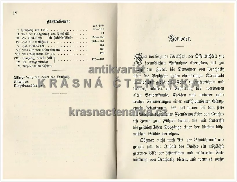 PRACHATITZ, Ein Städtebild (Messner Josef)