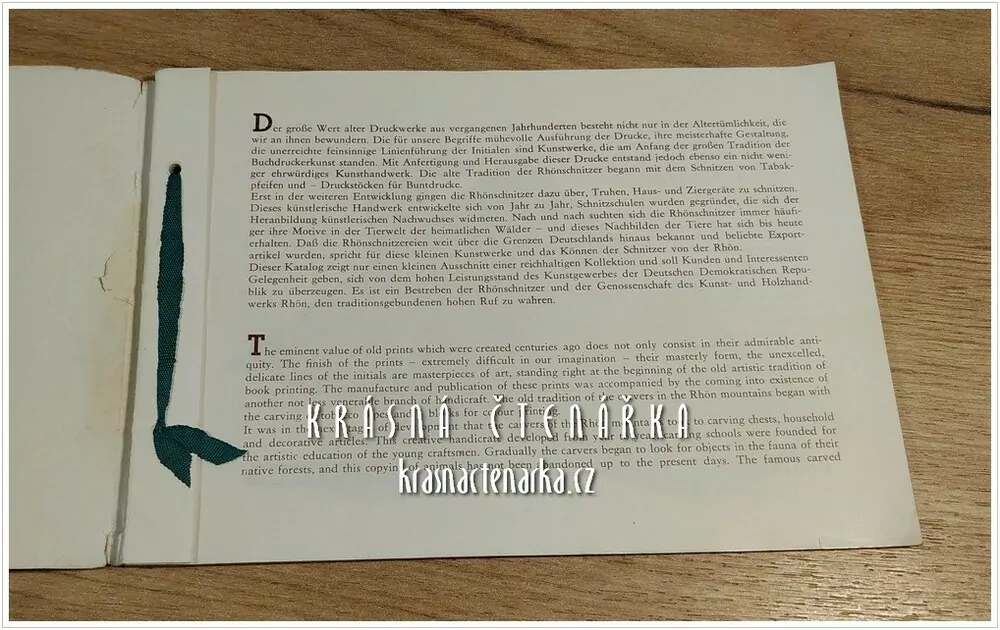 RHÖN SCHNITZEREIES (Propagační materiál)