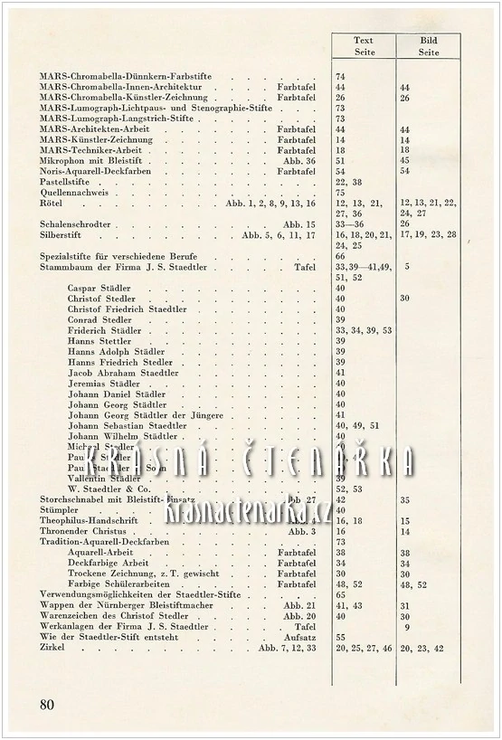 275 JAHRE STAEDTLER - STIFTE 1662 - 1937