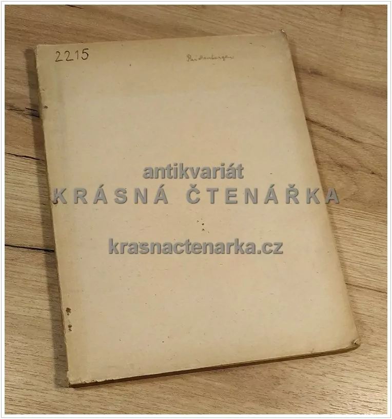 REICHENBERGER KALENDER für das Jahr 1922 (kalendář Liberec)