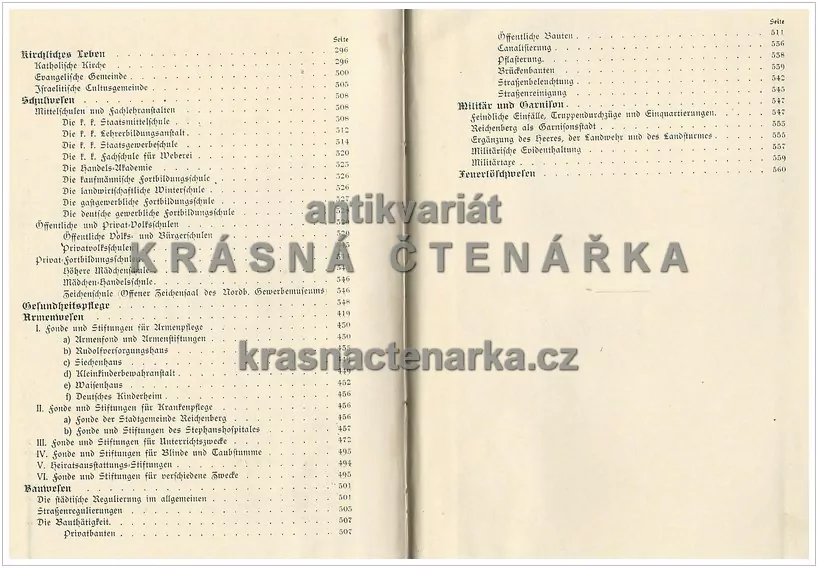 REICHENBERG IN DER ZEIT DER SELBSTVERWALTUNG vom Jahre 1850 bis 1900 (Liberec)