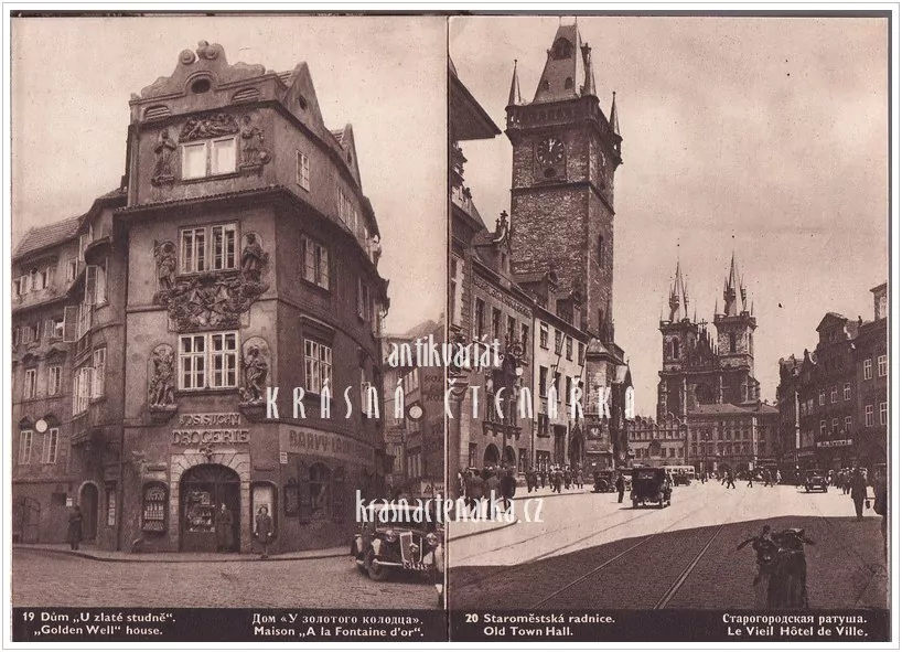 PRAHA, hlavní město Republiky československé (Leporelo se 72 ks fotografií)