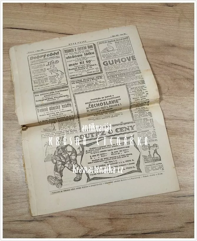 RUDÉ PRÁVO, číslo 230 / 1922