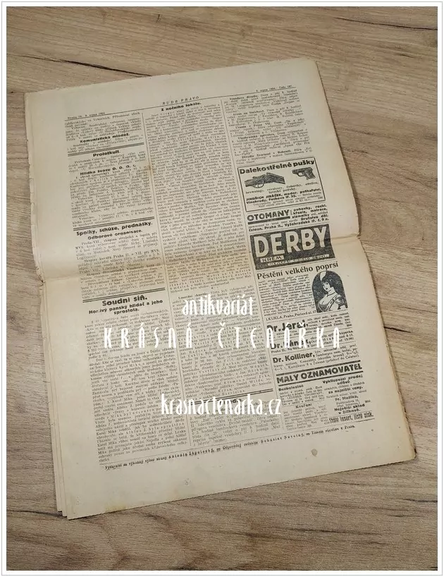 RUDÉ PRÁVO, číslo 187 / 1924