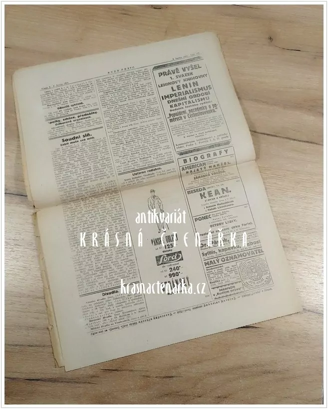 RUDÉ PRÁVO, číslo 133 / 1924