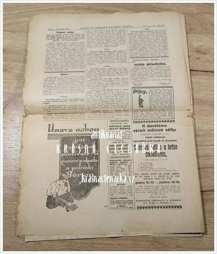 RUDÉ PRÁVO, číslo 152 / 1924