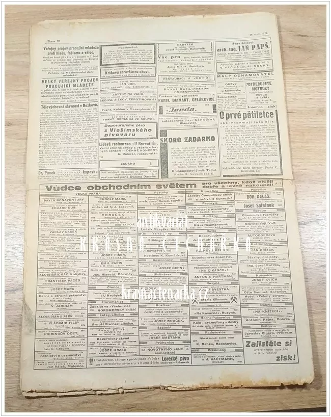 RUDÉ PRÁVO, číslo 198 / 1932