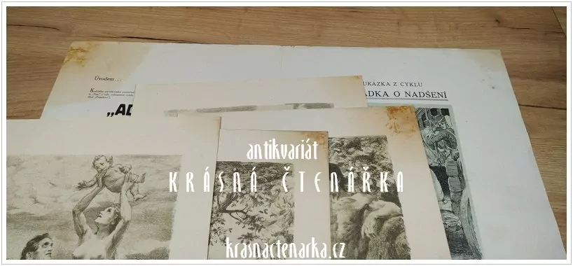 ADAM A EVA (POSELSTVÍ), Cyklus 4 vlastních křídových kreseb (Holárek Emil)