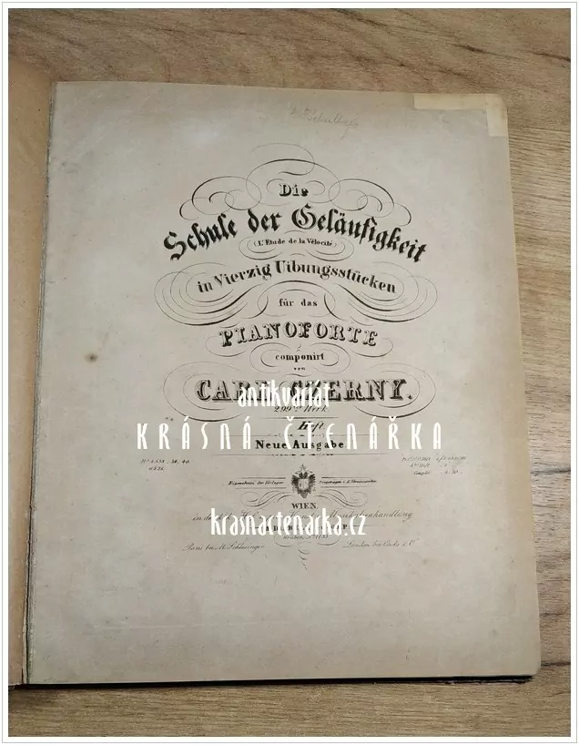 CARL CZERNY, OP. 299 (Cca 1850)