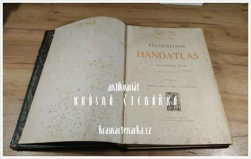 Richard Andree's ALLGEMEINER HANDATLAS (1881)