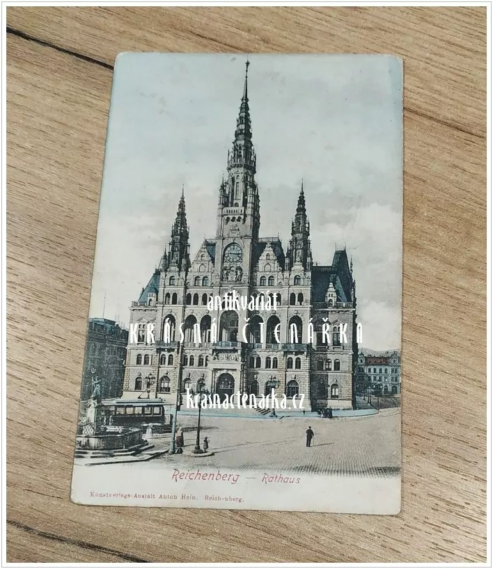 LIBEREC, Radnice, náměstí a Neptunova kašna