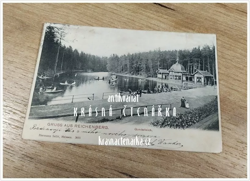 LIBEREC, Labutí jezírko a restaurace Rybářská bašta